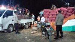 Jaga Kamtibmas, Personel Polsek Kawasan Pelabuhan Laut Bima Intensifkan Patroli Malam