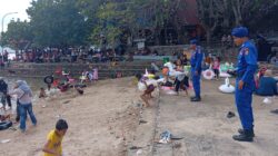 Sat Polairud Polres Bima Kota Laksanakan Patroli Wisata dan Pengamanan Pengunjung di Pantai Lawata