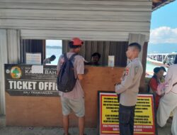 Patroli Polsubsektor Gili Indah, Pantau Aktivitas Wisatawan dan Jaga Keamanan Pelabuhan Gili Trawangan