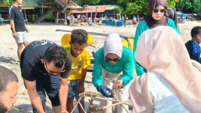 Aksi Nyata Rehabilitasi Karang Demi Laut Lombok Utara