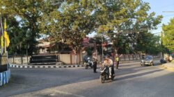 Satlantas Polres Dompu Gelar Strong Point Pagi, Wujudkan Keamanan dan Kelancaran Arus Lalu Lintas