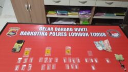 Satres Narkoba Polres Lotim Amankan Terduga Pengedar Sabu di Masbagik
