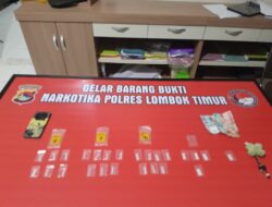 Satres Narkoba Polres Lotim Amankan Terduga Pengedar Sabu di Masbagik