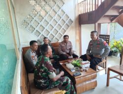 Kapolsek Sukamulia Perkuat Sinergitas TNI–Polri Melalui Silaturahmi dengan Danramil 01 Selong dan Danposramil Sukamulia