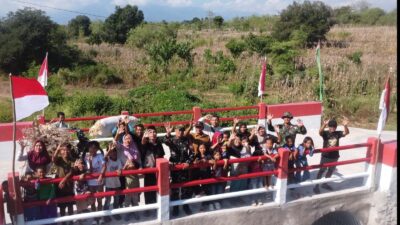 Empat Tahun Terputus, Jembatan Merah Putih Akhirnya Berdiri Kokoh