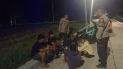 Cegah Tindak Kriminalitas, Polsek Plampang Gelar Patroli Blue Light di Wilayah Hukum Plampang dan Maronge