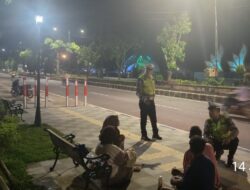 Patroli Malam Satlantas Polres Lombok Barat: Cegah Balap Liar dan Kejahatan 3C di Gerung