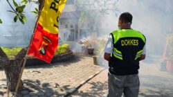 Cegah Demam Berdarah, Biddokkes Polda NTB Lakukan Fogging di SPN Belanting