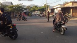Polsek Pemenang Gelar Kegiatan Rawan Pagi di Simpang 4 Pemenang