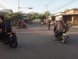 Polsek Pemenang Gelar Kegiatan Rawan Pagi di Simpang 4 Pemenang