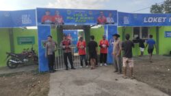 Polsek Pemenang Amankan Pertandingan Liga 4 Piala Bupati 2026 di GOR Mini Pemenang