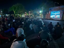 Meriahkan Final Piala Dunia 2026, Polres Sumbawa Gelar Nobar Bersama Warga di Mako Polres