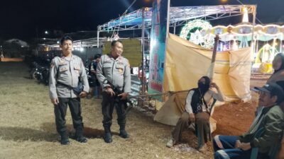 Berikan Rasa Aman bagi Pengunjung, Polsek Plampang Laksanakan Pengamanan Kegiatan Expo di Maronge