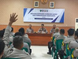 Sat Binmas Polres Sumbawa Barat Gelar Arahan dan Pemeriksaan Kesehatan Bhabinkamtibmas, Perkuat Pelayanan Prima kepada Masyarakat