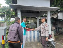 Sat Binmas Polres Dompu Edukasi Pengendara, Tekankan Pentingnya Penggunaan Helm dan Tertib Berlalu Lintas