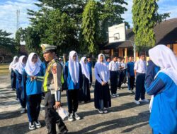 Satlantas Polres Lombok Barat Latih Pelajar SMPN 1 Labuapi Jadi Pelopor Keselamatan Lalu Lintas