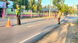 Polri Hadir Sejak Fajar, Polres Sumbawa Barat Perkuat Keamanan dan Keselamatan Pelajar Lewat Rawan Pagi