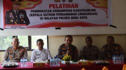 Tingkatkan Kemampuan Kasatkamling, Kapolres Bima Kota Dorong Patroli Rutin dan Profesionalisme