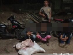 Gerak Cepat Polisi, Tiga Pembawa Daging Sapi Diduga Hasil Curian Diamankan di Sape