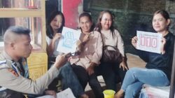 Polmas Kelurahan Jatiwangi Sambangi Warga, Ajak Bersama Jaga Kamtibmas dan Manfaatkan Layanan Call Center 110