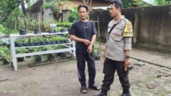 Dukung Ketahanan Pangan, Polsek Labuapi Dampingi Warga Lombok Barat Manfaatkan Pekarangan Kosong