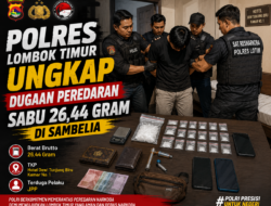 Polres Lombok Timur Ungkap Dugaan Peredaran Sabu 26,44 Gram di Sambelia