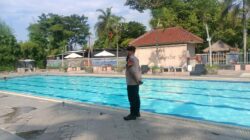 Patroli Presisi Polsek Praya Antisipasi 3C di Kolam Renang Matra