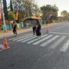 Beri Rasa Aman bagi Pelajar, Personel Polsek Utan Gelar Pengaturan Lalu Lintas Pagi di Depan SMPN 1 Utan