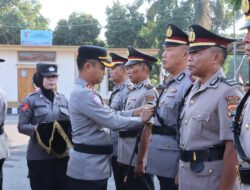 Polres Lombok Timur Gelar Sertijab Wakapolres, Kabag SDM, Kasat Samapta dan Sejumlah Kapolsek