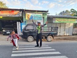 Pastikan Kelancaran Arus Lalulintas di Jam Sibuk, Satlantas Polres Bima Kabupaten Rutin Menggelar Kegiatan Rawan Pagi