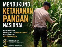 Polsek Tuban Dukung Ketahanan Pangan Nasional Melalui Monitoring Tanaman Jagung