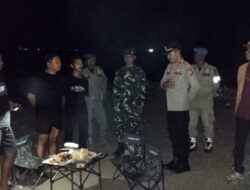 Serentak, Polsek Jajaran Polres Bima Kota Gelar Patroli Strong Point Rinjani di Sejumlah Titik Rawan