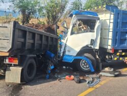 POLRES DOMPU GERAK CEPAT TANGANI LAKA LANTAS ADU JANGKRIK DI JALAN LINTAS CALABAI–KEMPO, SATU SOPIR MENINGGAL DUNIA