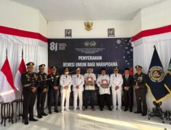 Semarak HUT ke-81 RI, Wakapolres Bima Kota Hadiri Penyerahan Remisi dan Pengurangan Masa Pidana