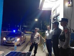 Cegah Tindak Pidana 3C, Polsek Labuhan Badas Gelar Patroli Blue Light Malam Hari di Sepanjang Jalur Samota