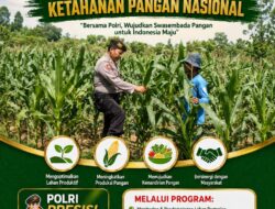 “Anggota Polsek Kerek Polresta Tuban Dukung Ketahanan Pangan Nasional.