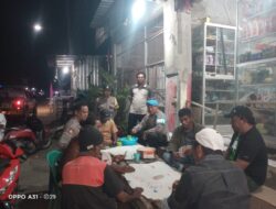 Jaga Keamanan Malam Hari, Polsek Asakota Sambangi Warga dan Para Pemuda