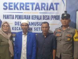 Pendaftaran Kades Lamusung Berjalan Aman, TNI-Polri Bersinergi