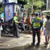 Sat Lantas Polres Dompu Gelar Blue Light Patrol dan Strong Point Malam