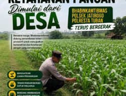 Polsek Jatirogo Turun ke Lahan produktif Desa Paseyan Wujudkan Dukungan Astacita Swasembada Pangan