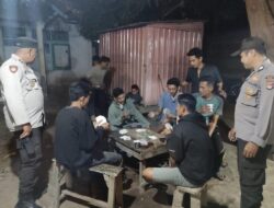 Patroli Dialogis Malam Hari, Polsek Sanggar Edukasi Warga Jaga Kondusifitas Kamtibmas