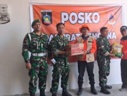 Kodim 1606/Mataram Peduli Korban Kebakaran Desa Adat Sade