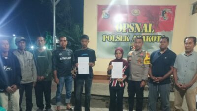 Bhabinkamtibmas Polres Bima Kota Fasilitasi Problem Solving, Warga Sepakat Berdamai