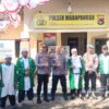 Wujud Kedekatan Polri Dengan Tokoh Agama Polsek Madapangga Kawal Kegiatan Konvoi Syi,ar Khilawatul Muslimin
