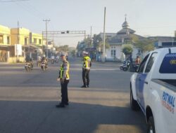 Pelayanan Prima, Satlantas Polres Bima Kabupaten Gelar Rawan Pagi di Jam Sibuk