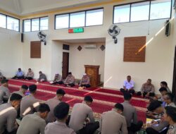 Perkuat Iman dan Mental Personel, Polres Bima Kota Rutin Gelar Binrohtal