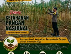Dukung Astacita, Polsek Palang Polresta Tuban Pantau Langsung Lahan Jagung milik warga Desa Dawung