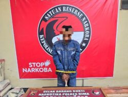 Nekad Edarkan Narkoba Jenis Sabu Pria Asal Kecamatan Plampang ini Diringkus Satreskoba Polres Bima Kabupaten 78,56 BB Disita