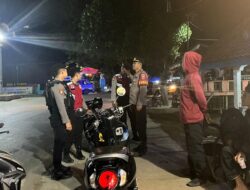 Jaga Stabilitas Kamtibmas di Wilayah Hukumnya Piket Gabungan Fungsi Polres Bima Kabupaten Hadir Melalui Patroli KRYD Malam Hari