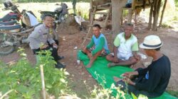 Jelang Musim Tanam, Bhabinkamtibmas Desa Woko Imbau Petani Perhatikan Waktu Tanam